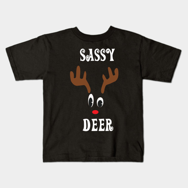 Sassy Reindeer Deer Red nosed Christmas Deer Hunting Hobbies Interests